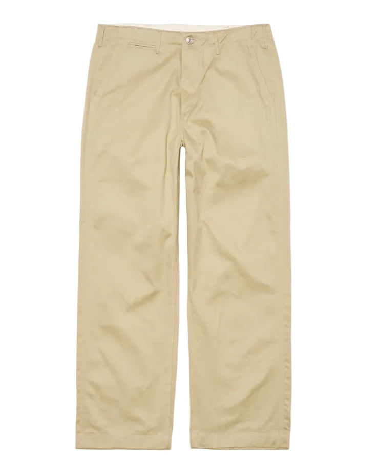 Wide Trousers, Unwashed, Khaki-Bukser-Edwin-Motorious Copenhagen