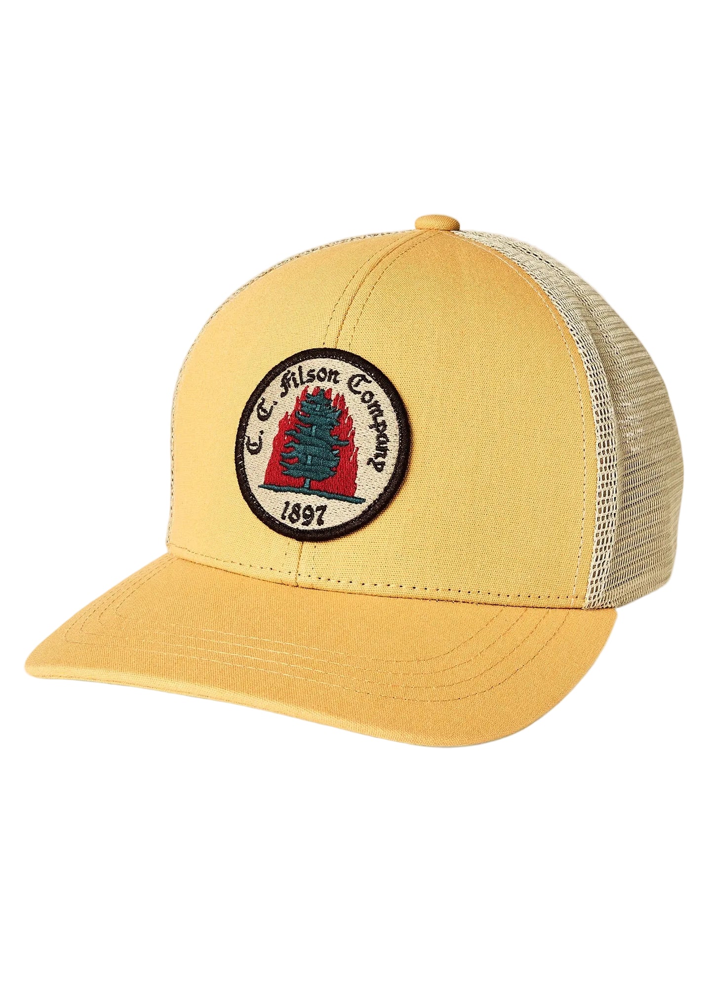 Wildfire Logger Mesh Cap, Vintage Gold-Hatte og Caps-Filson 1897-Motorious Copenhagen