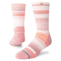 Windy peaks Crew Sock, Dusty Rose-Sokker-Stance-Motorious Copenhagen