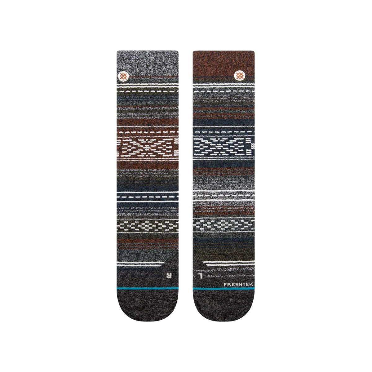 Windy peaks Crew Sock, Teal-Sokker-Stance-Motorious Copenhagen