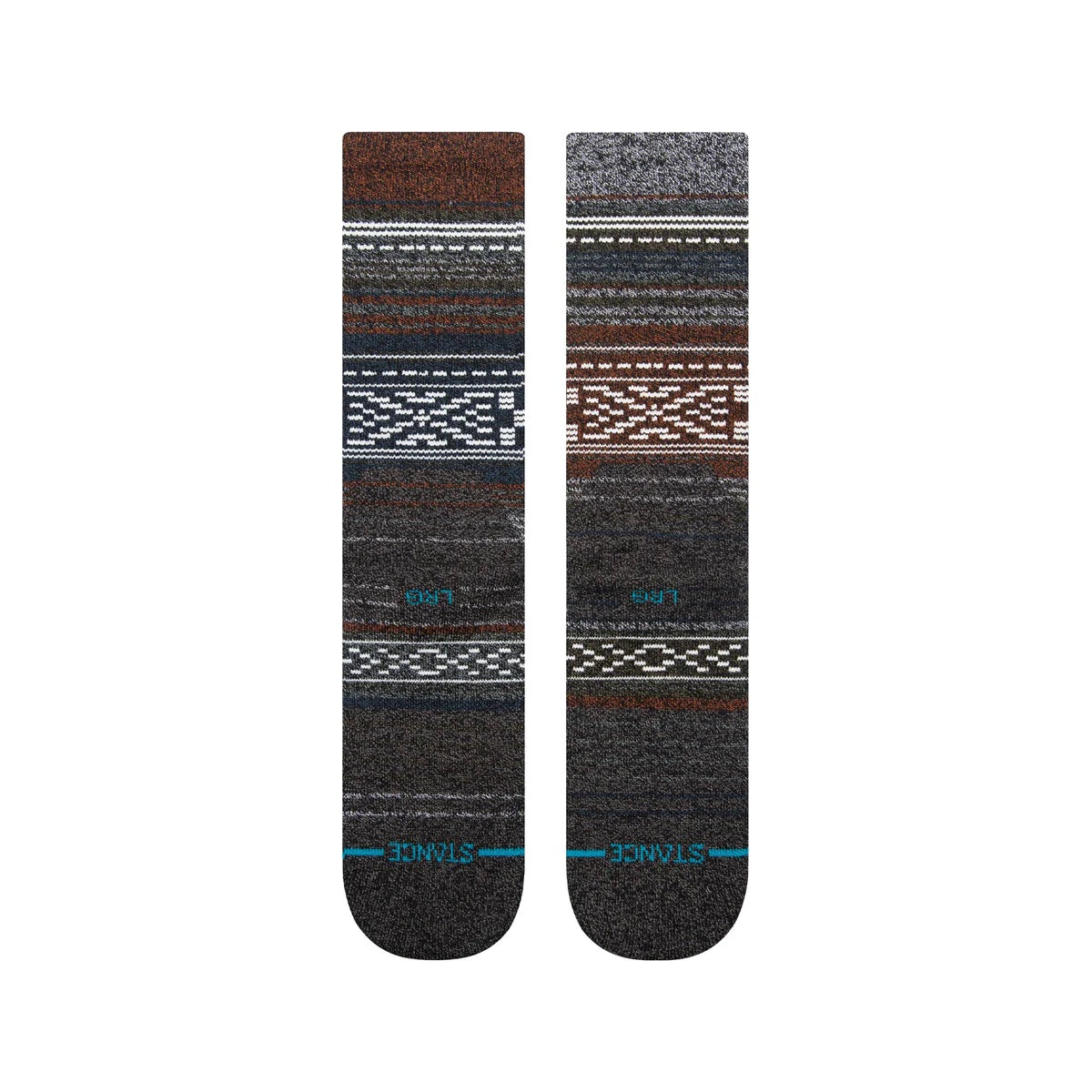 Windy peaks Crew Sock, Teal-Sokker-Stance-Motorious Copenhagen