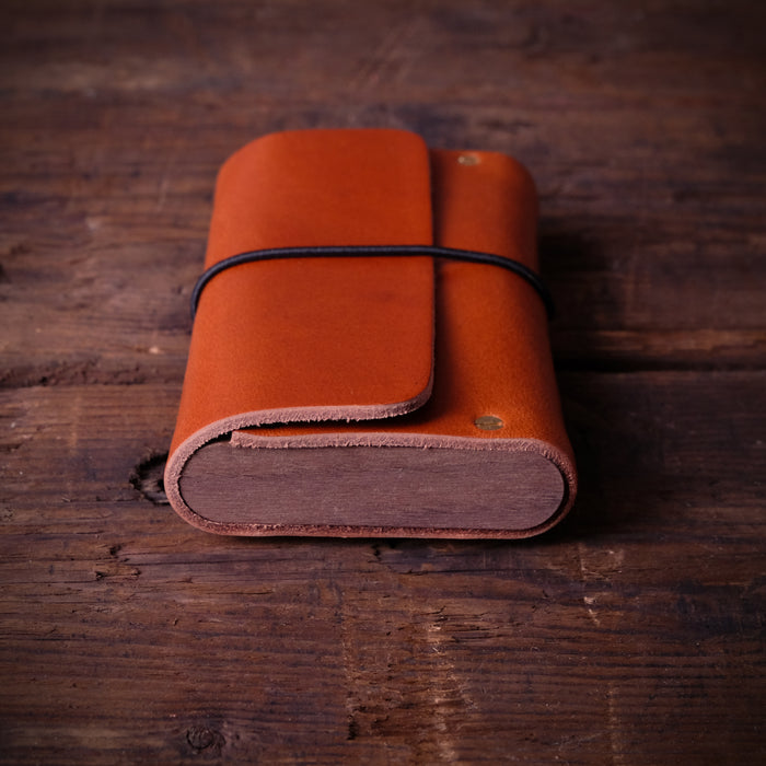 Woody Leather Cardbox, Cognac-Tasker-Kalos and Sons-Motorious Copenhagen
