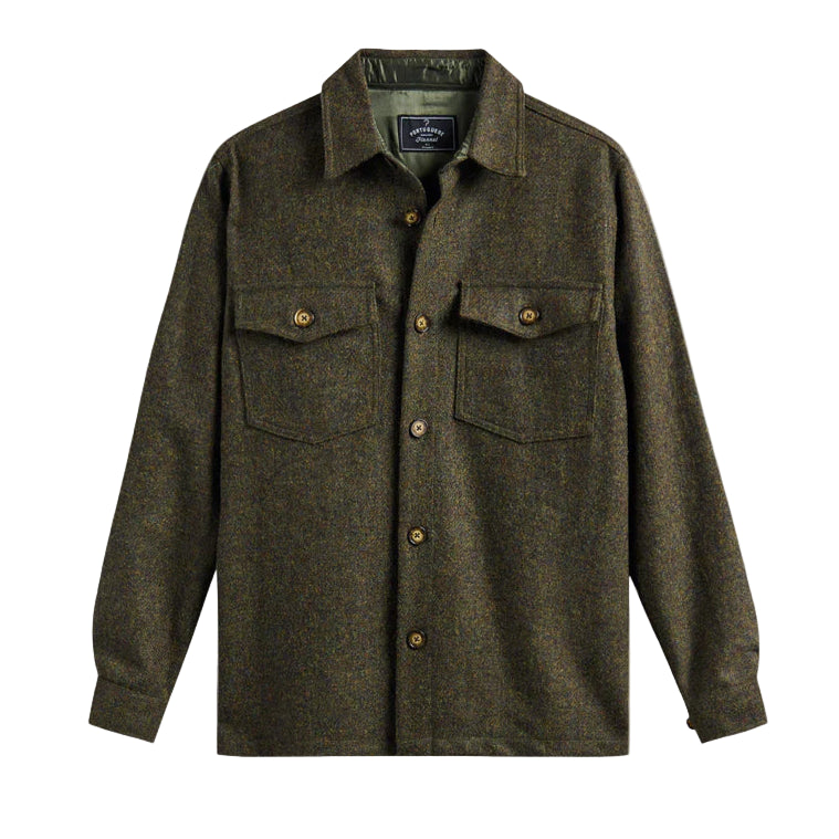 Wool Field Overshirt, Forest-Skjorter-Portuguese Flannel-Motorious Copenhagen