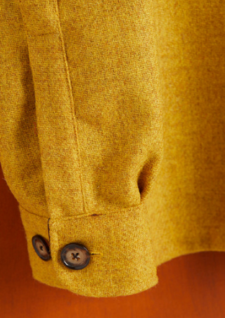 Wool Field Overshirt, Yellow-Skjorter-Portuguese Flannel-Motorious Copenhagen