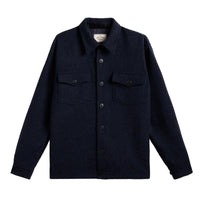 Wool Field jacket, Blue-Skjorter-Portuguese Flannel-Motorious Copenhagen