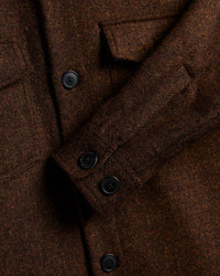 Wool Field jacket, Old Bronze-Skjorter-Portuguese Flannel-Motorious Copenhagen