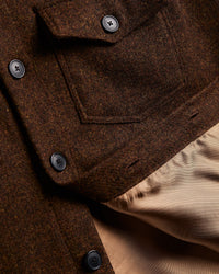 Wool Field jacket, Old Bronze-Skjorter-Portuguese Flannel-Motorious Copenhagen