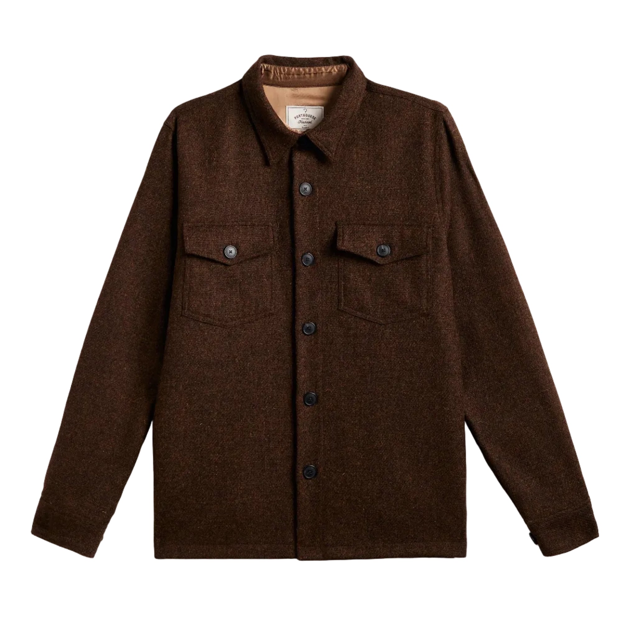 Wool Field jacket, Old Bronze-Skjorter-Portuguese Flannel-Motorious Copenhagen