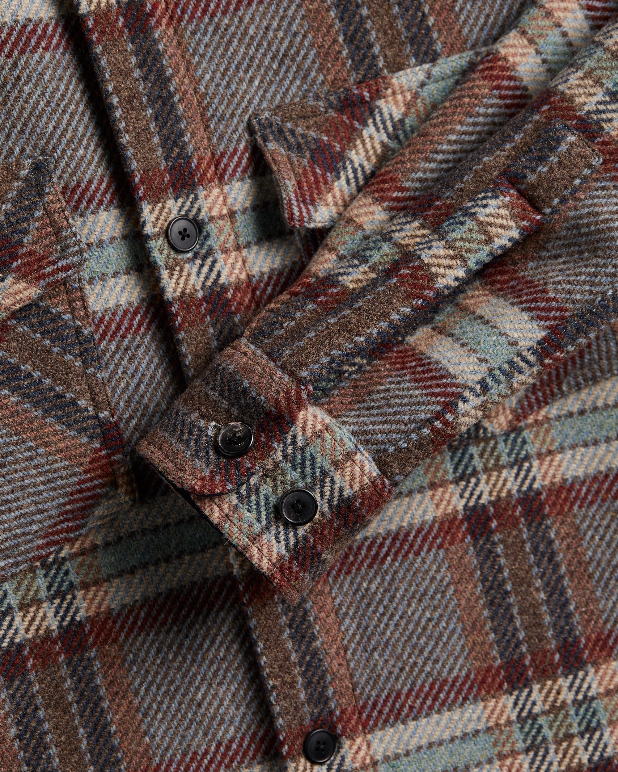 Wool Field jacket, Plaid-Skjorter-Portuguese Flannel-Motorious Copenhagen