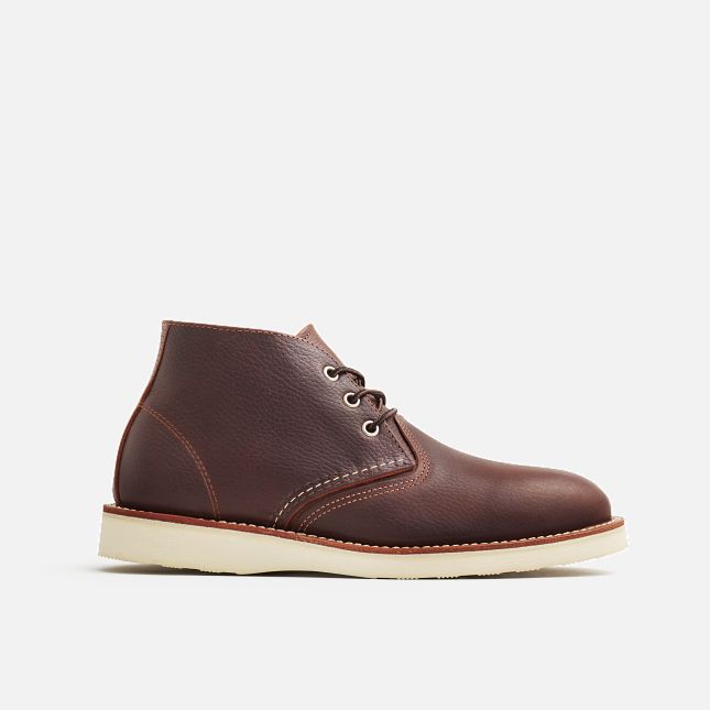 Work Chukka, Briar Oil-slick Leather, Style no. 3141-Sko og støvler-Red Wing Shoes-Motorious Copenhagen