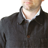 Workwear Blazer in Heavy Linen, Elk-Jakker-Vetra-Motorious Copenhagen