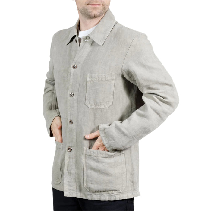 Workwear Blazer in Heavy Linen, Rigging-Jakker-Vetra-Motorious Copenhagen
