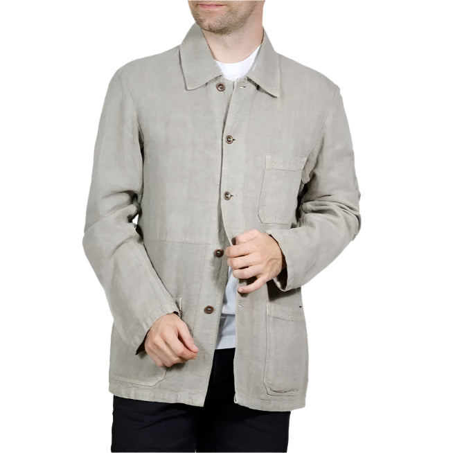 Workwear Blazer in Heavy Linen, Rigging-Jakker-Vetra-Motorious Copenhagen