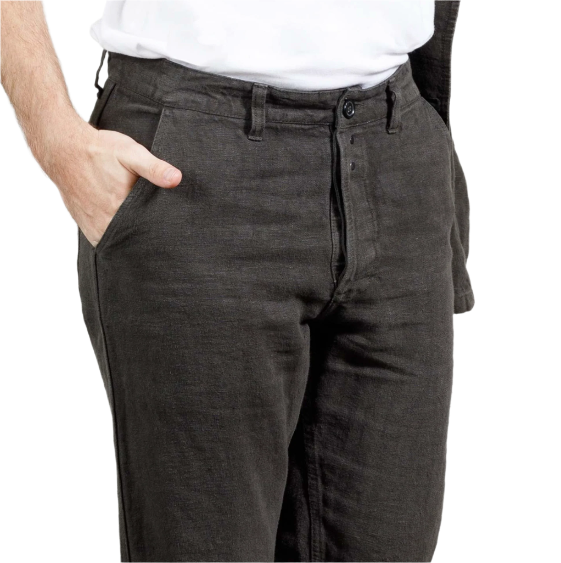 Workwear Heavy Linen Trousers, Elk-Bukser-Vetra-Motorious Copenhagen