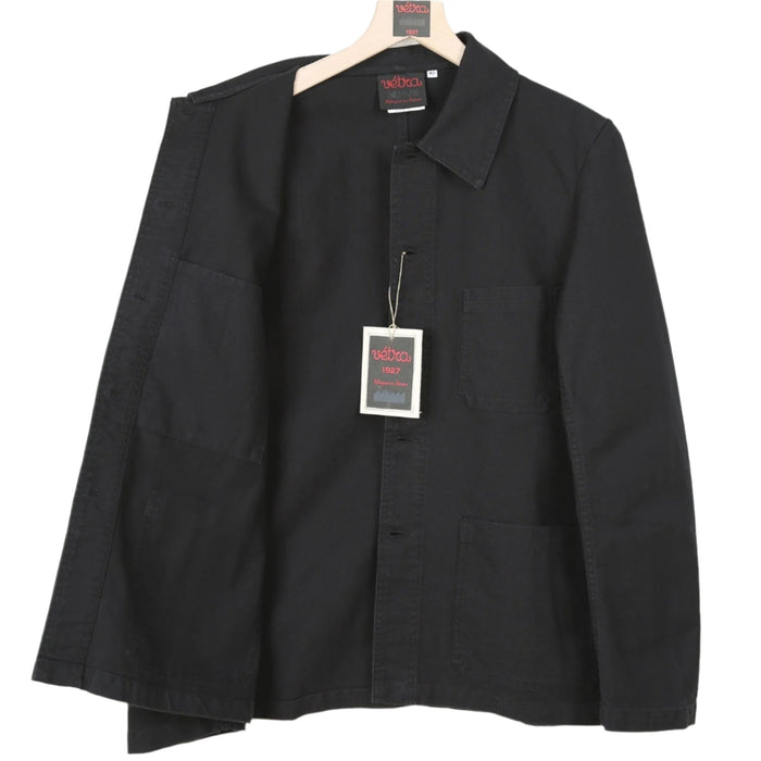 Workwear Jacket, Organic Twill, Black-Jakker-Vetra-Motorious Copenhagen