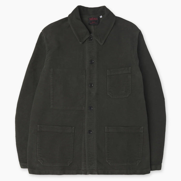 Workwear Jacket, Suedine/Moleskin, Dark Khaki-Jakker-Vetra-Motorious Copenhagen