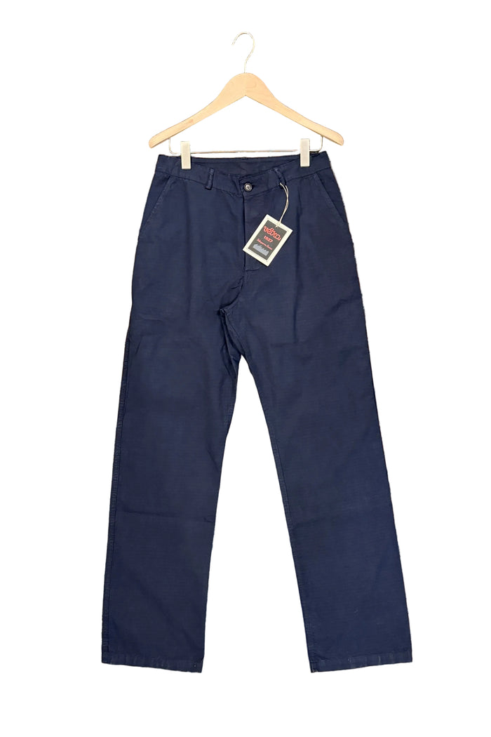 Workwear Trousers, Wide cut, Organic Ripstop, Navy-Bukser-Vetra-Motorious Copenhagen