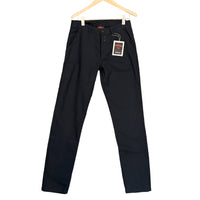 Workwear Twill Hook Trousers, Black-Bukser-Vetra-Motorious Copenhagen