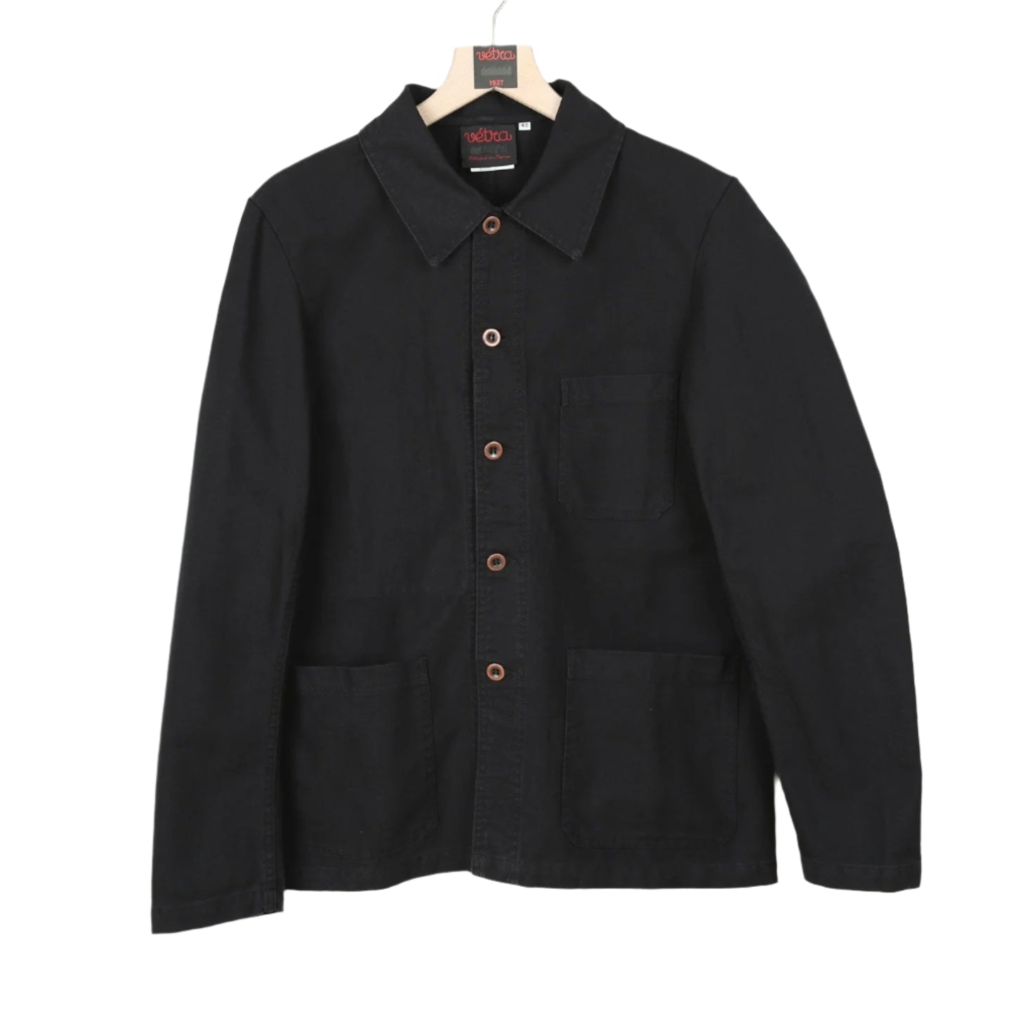 Workwear Twill Jacket, Black-Jakker-Vetra-Motorious Copenhagen