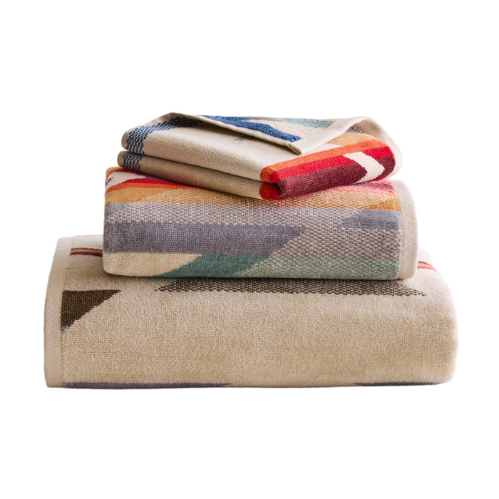 Wyeth Trail 3-piece Towel set, Tan Multi-Håndklæder-Pendleton-Motorious Copenhagen