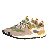 Yamano 3 Man Sneakers, Light Brown / Military Green-Sko og støvler-Flower Mountain-Motorious Copenhagen