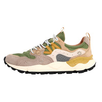 Yamano 3 Man Sneakers, Light Brown / Military Green-Sko og støvler-Flower Mountain-Motorious Copenhagen