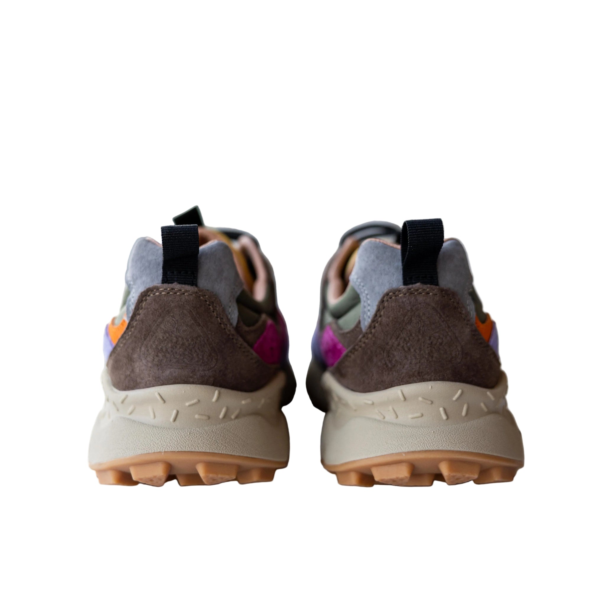 Yamano 3 Man Sneakers, Unisex, Khaki/Multi-Sko og støvler-Flower Mountain-Motorious Copenhagen