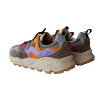 Yamano 3 Man Sneakers, Unisex, Khaki/Multi-Sko og støvler-Flower Mountain-Motorious Copenhagen