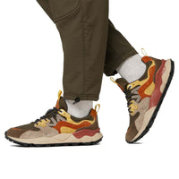 Yamano 3, Unisex Sneakers, Grey/Yellow-Sko og støvler-Flower Mountain-Motorious Copenhagen