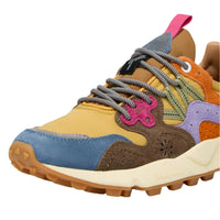 Yamano 3 Unisex Sneakers, Light Blue/Yellow/Brown-Sko og støvler-Flower Mountain-Motorious Copenhagen