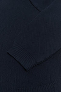 Youri Cardigan, Extra-fine Merino Wool, Marine-Sweatshirts-Nitto Knitwear-Motorious Copenhagen