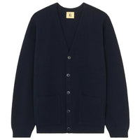 Youri Cardigan, Extra-fine Merino Wool, Marine-Sweatshirts-Nitto Knitwear-Motorious Copenhagen
