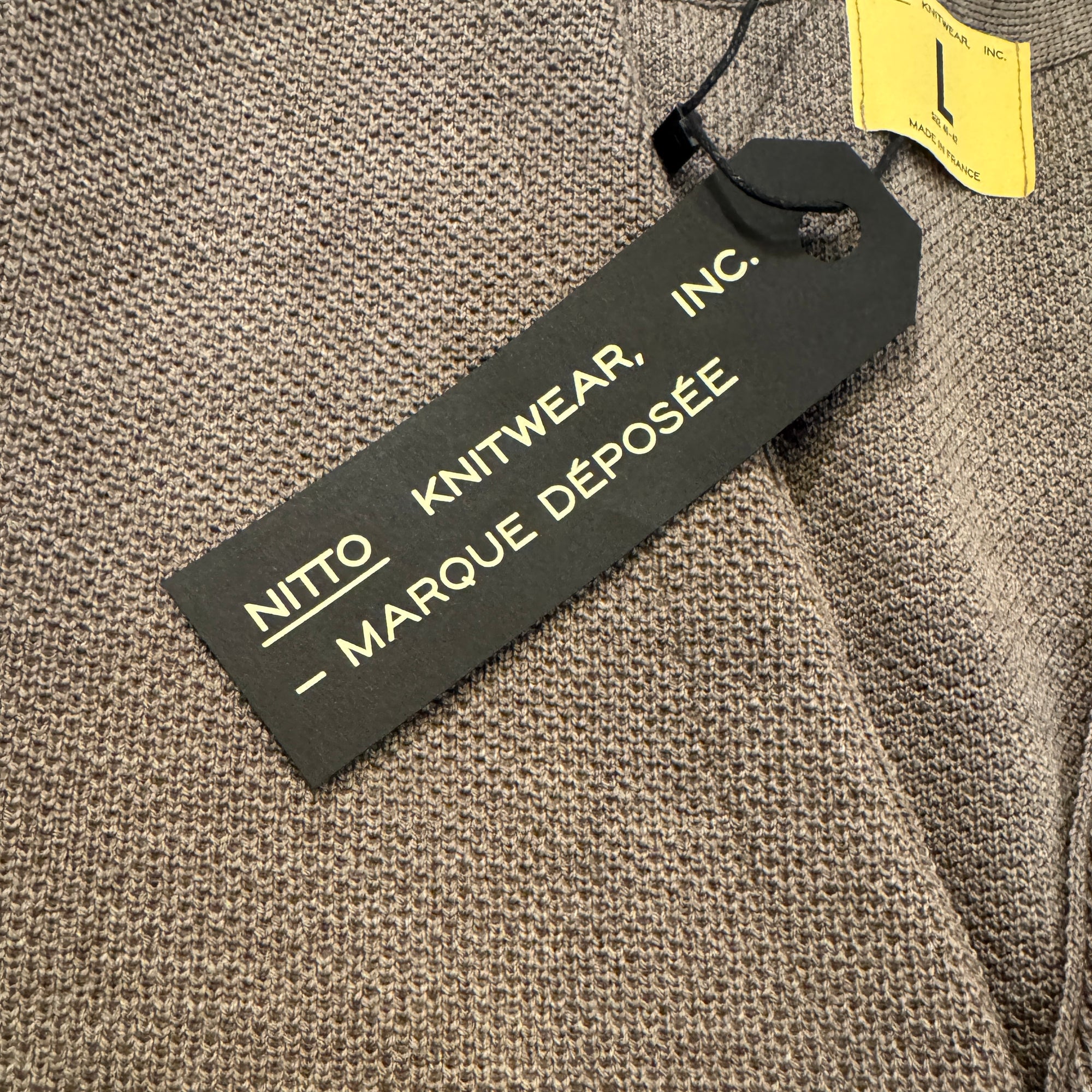 Youri Cardigan, Extra-fine Merino Wool, Taupe-Sweatshirts-Nitto Knitwear-Motorious Copenhagen