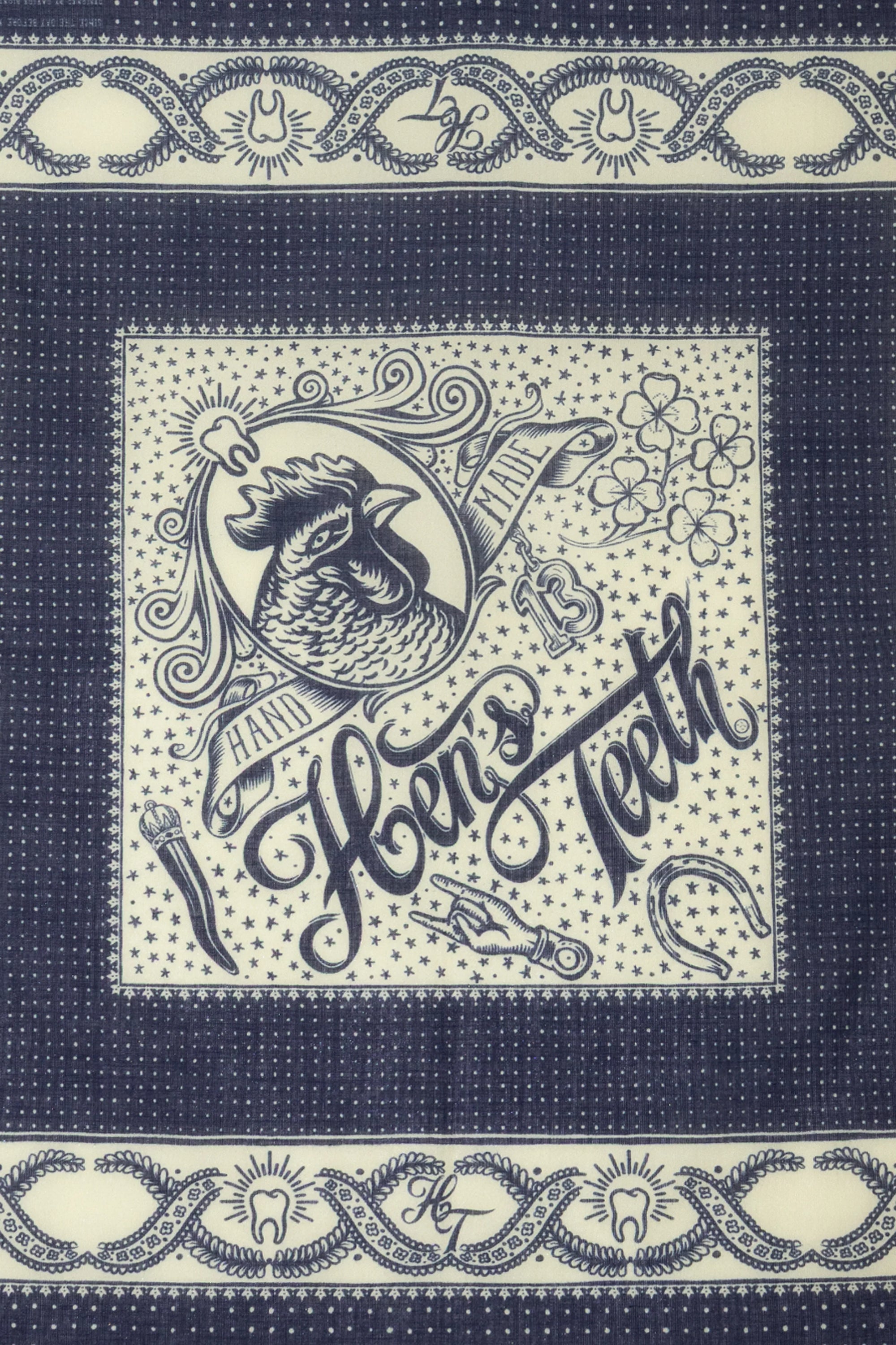 Lucky Bandana, Light Indigo Blue