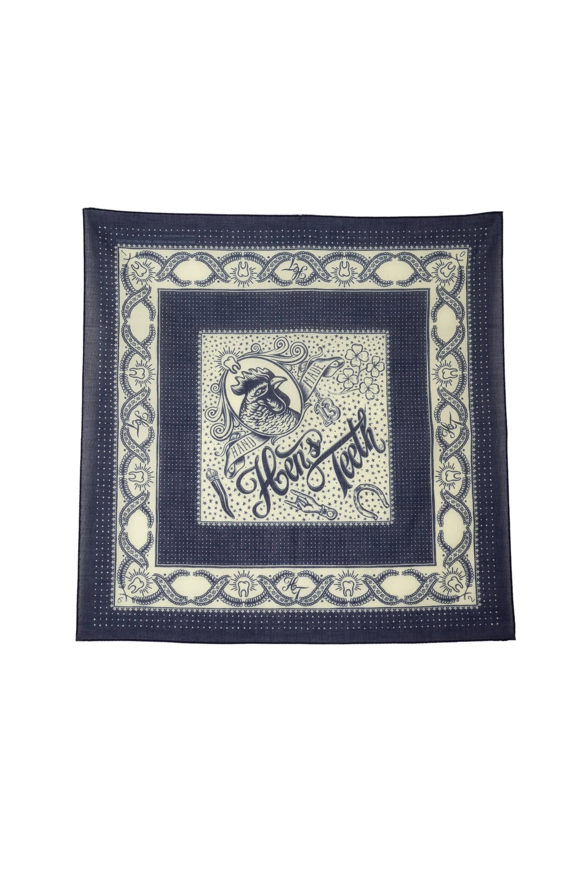 Lucky Bandana, Light Indigo Blue