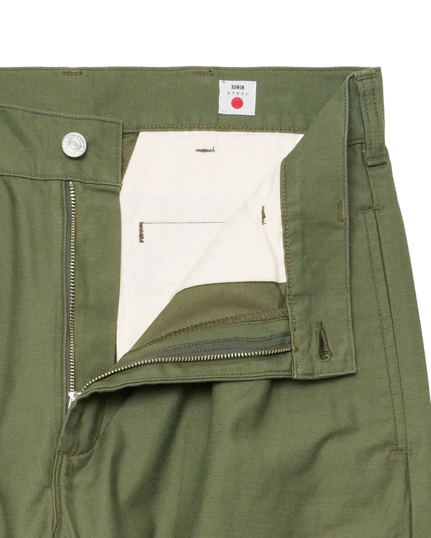 2 Tuck Pant, Olive