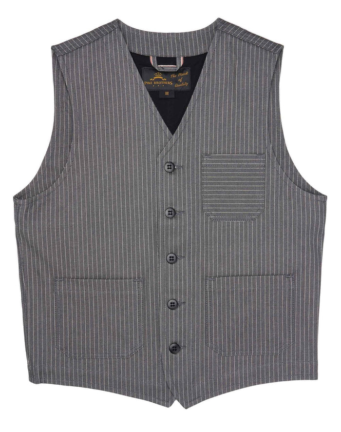 1937 Roamer Vest, Grey Wabash-Veste-Pike Brothers-Motorious Copenhagen