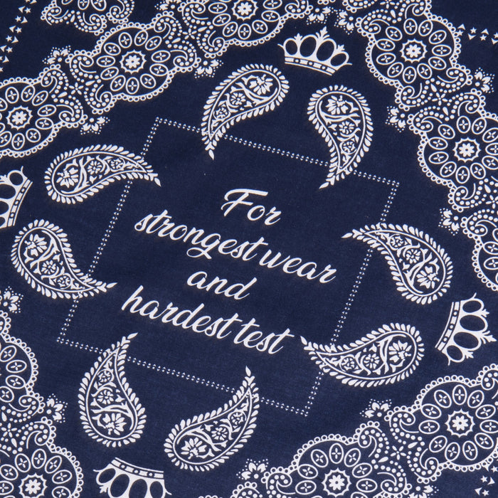 1947 Logo Bandana, Blue-Halstørklæder-Pike Brothers-Motorious Copenhagen