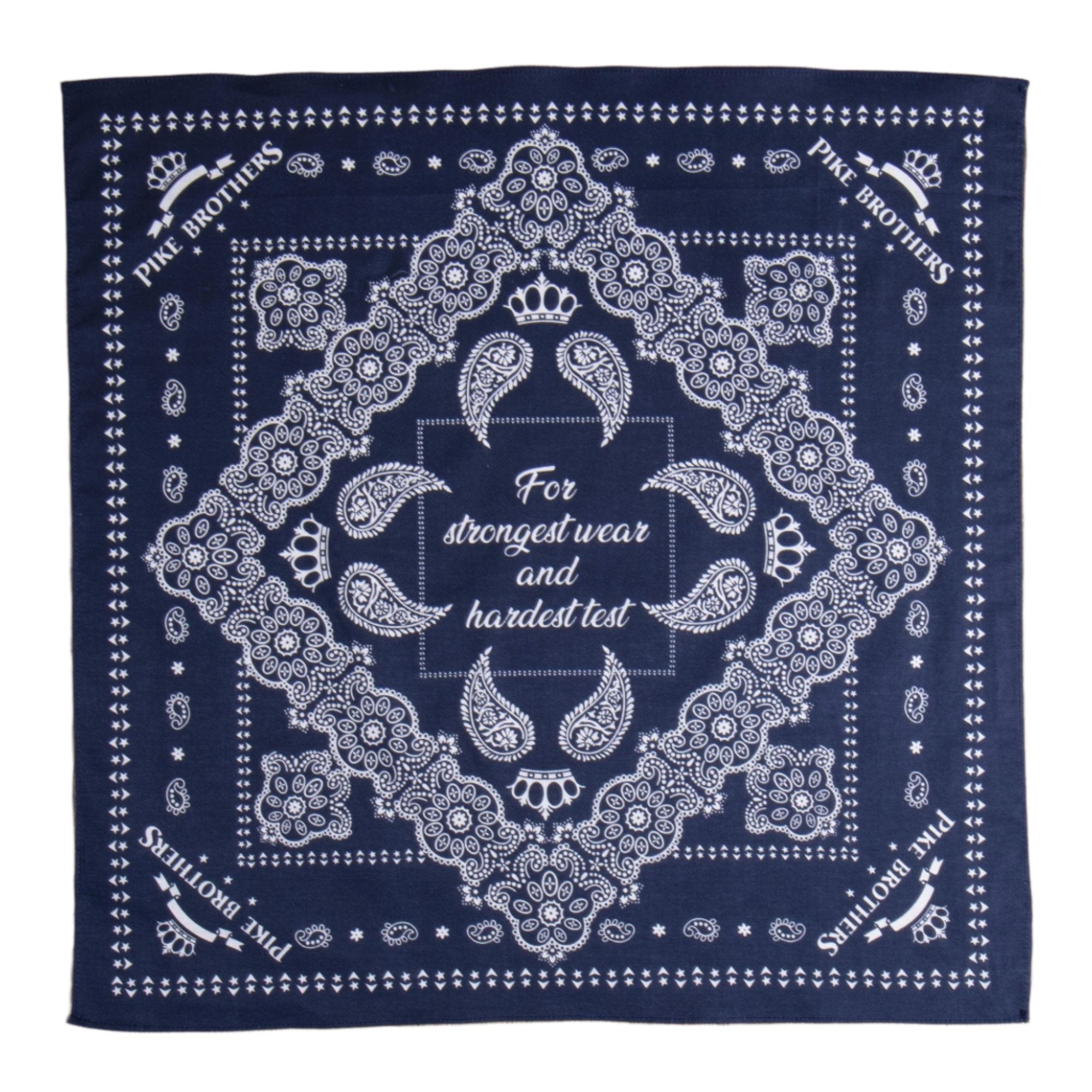 1947 Logo Bandana, Blue-Halstørklæder-Pike Brothers-Motorious Copenhagen