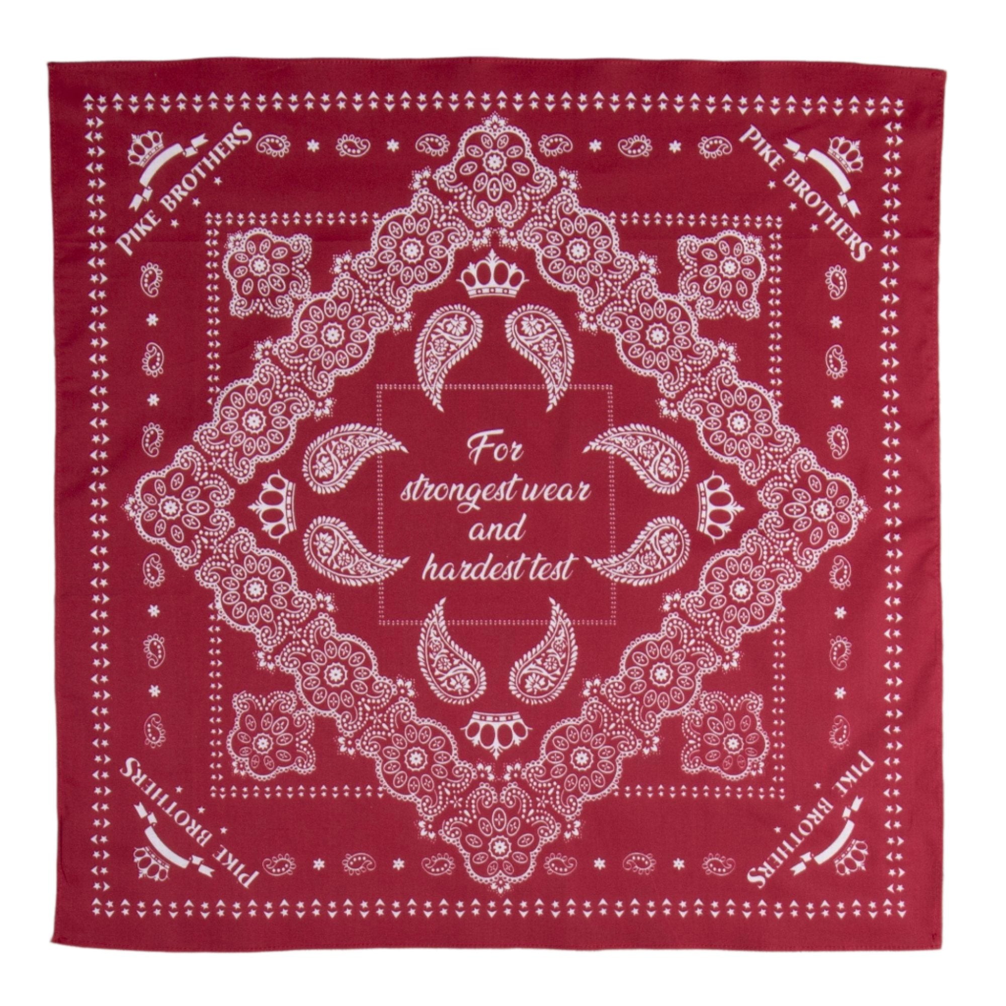 1947 Logo Bandana, Red-Halstørklæder-Pike Brothers-Motorious Copenhagen