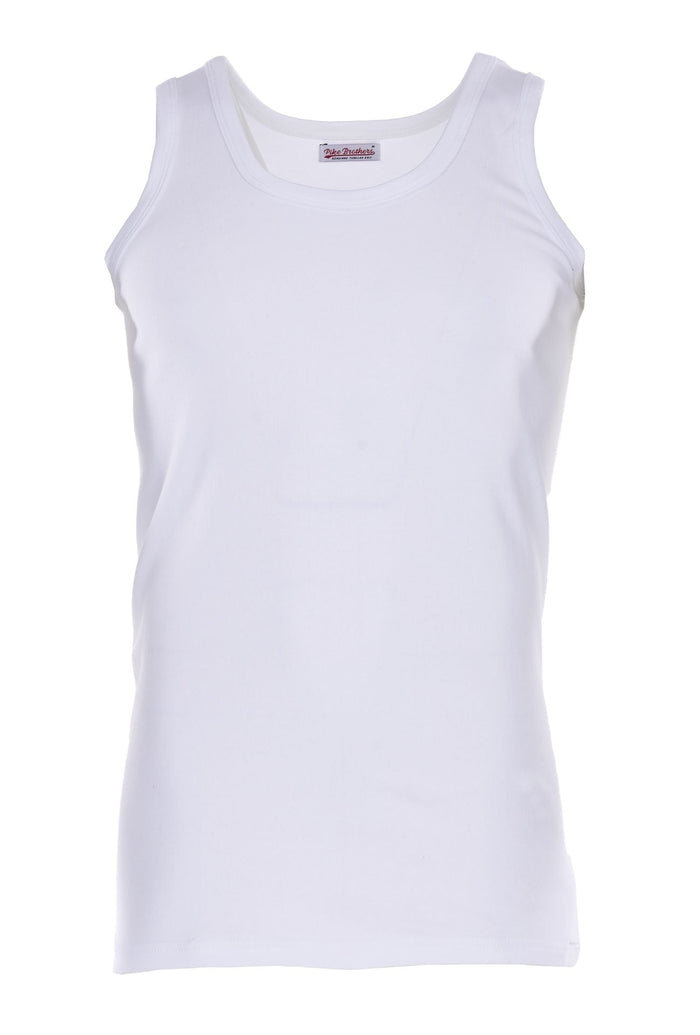 1965 Tank Top set, White-Undertrøjer-Pike Brothers-Motorious Copenhagen