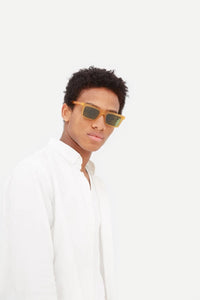 1968 Sereno, Amber/Green-Solbriller-RSF Sunglasses-Motorious Copenhagen