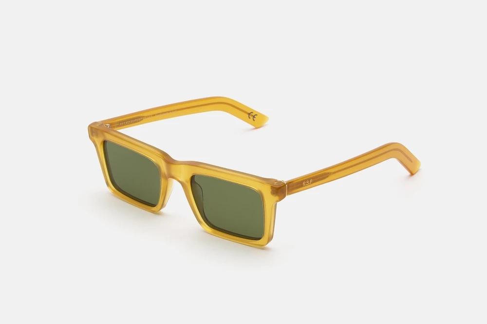 1968 Sereno, Amber/Green-Solbriller-RSF Sunglasses-Motorious Copenhagen
