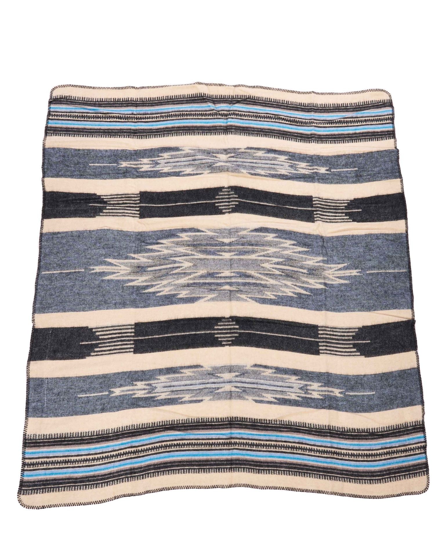 1969 Chimayo blanket, Blue-Tæpper-Pike Brothers-Motorious Copenhagen
