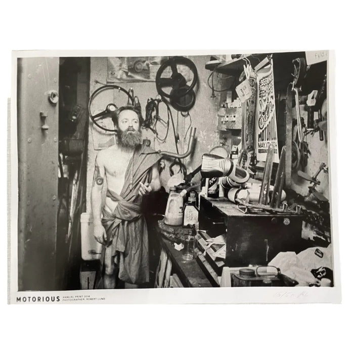 2015 Motorious photo by Robert Lund, A4 oversize, Black/White-Linoleumstryk og Plakater-Robert Lund-Motorious Copenhagen