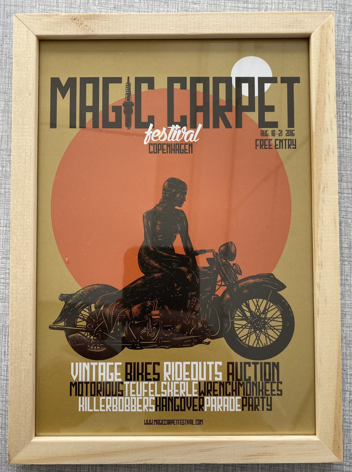 2016 Magic Carpet poster by Jakob Tolstrup, A5 miniposter-Linoleumstryk og Plakater-Motorious Copenhagen-Motorious Copenhagen