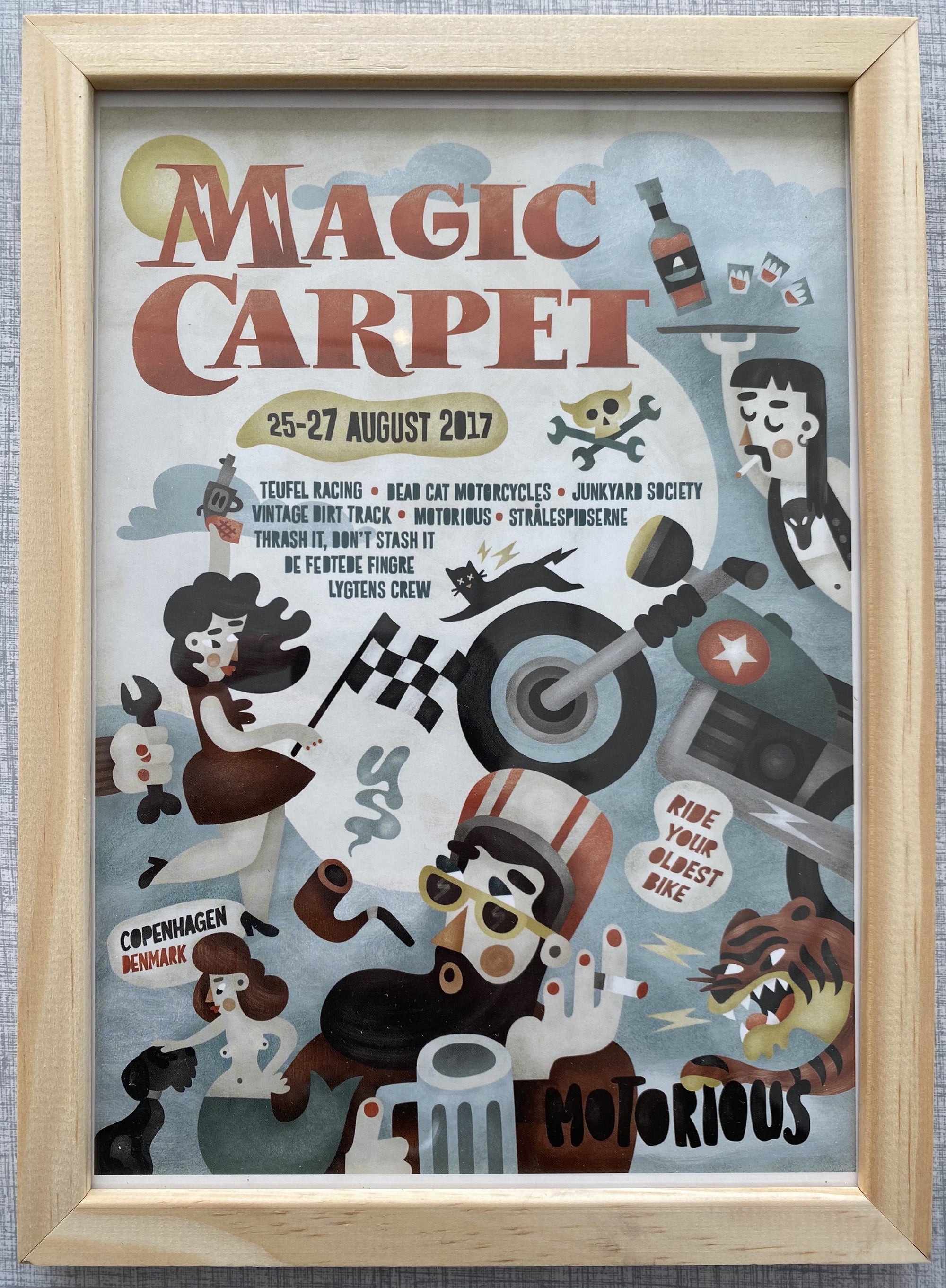 2017 Magic Carpet by Mette Ehlers, A5 miniposter-Linoleumstryk og Plakater-Motorious Copenhagen-Motorious Copenhagen