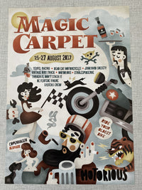 2017 Magic Carpet poster by Mette Ehlers, A3-Linoleumstryk og Plakater-Motorious Copenhagen-Motorious Copenhagen