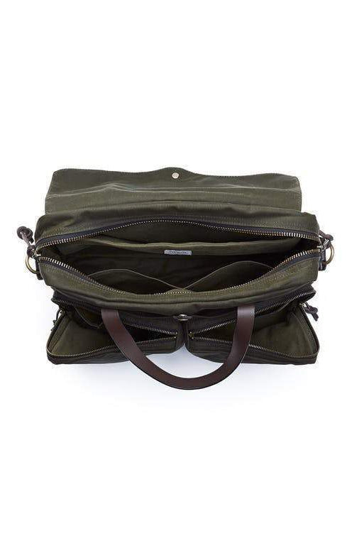 24-hour Tin Cloth Briefcase, Ottergreen-Tasker-Filson 1897-Motorious Copenhagen