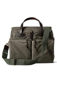 24-hour Tin Cloth Briefcase, Ottergreen-Tasker-Filson 1897-Motorious Copenhagen